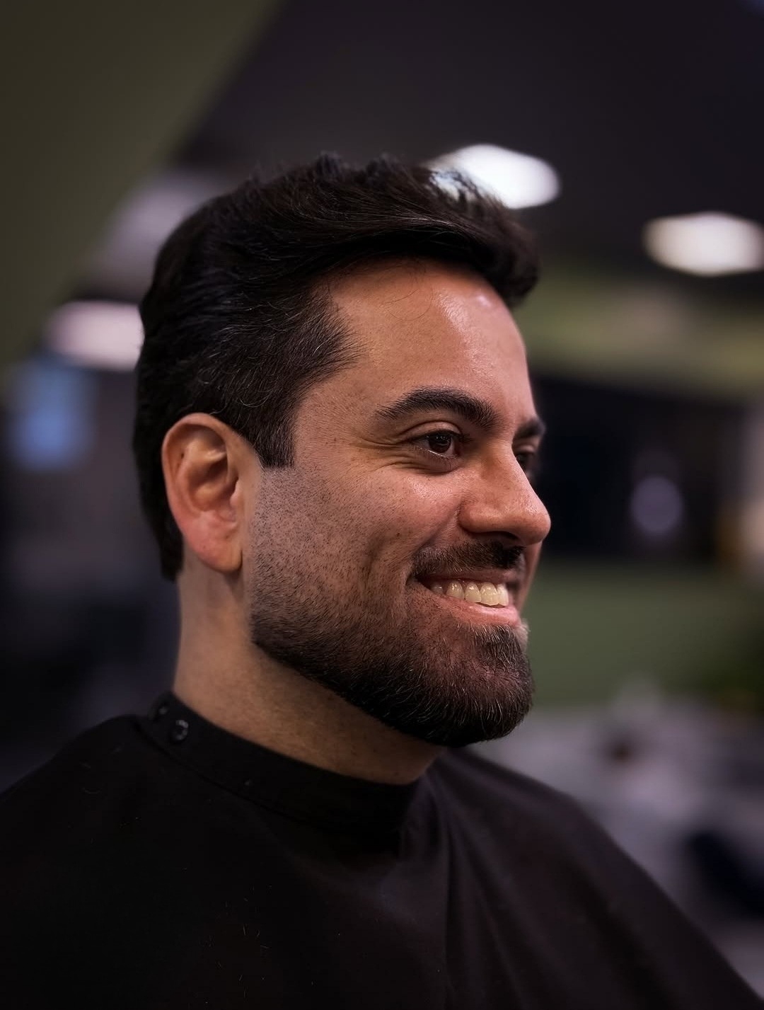 Corte com barba esculpida — Barbearia premium Santo André