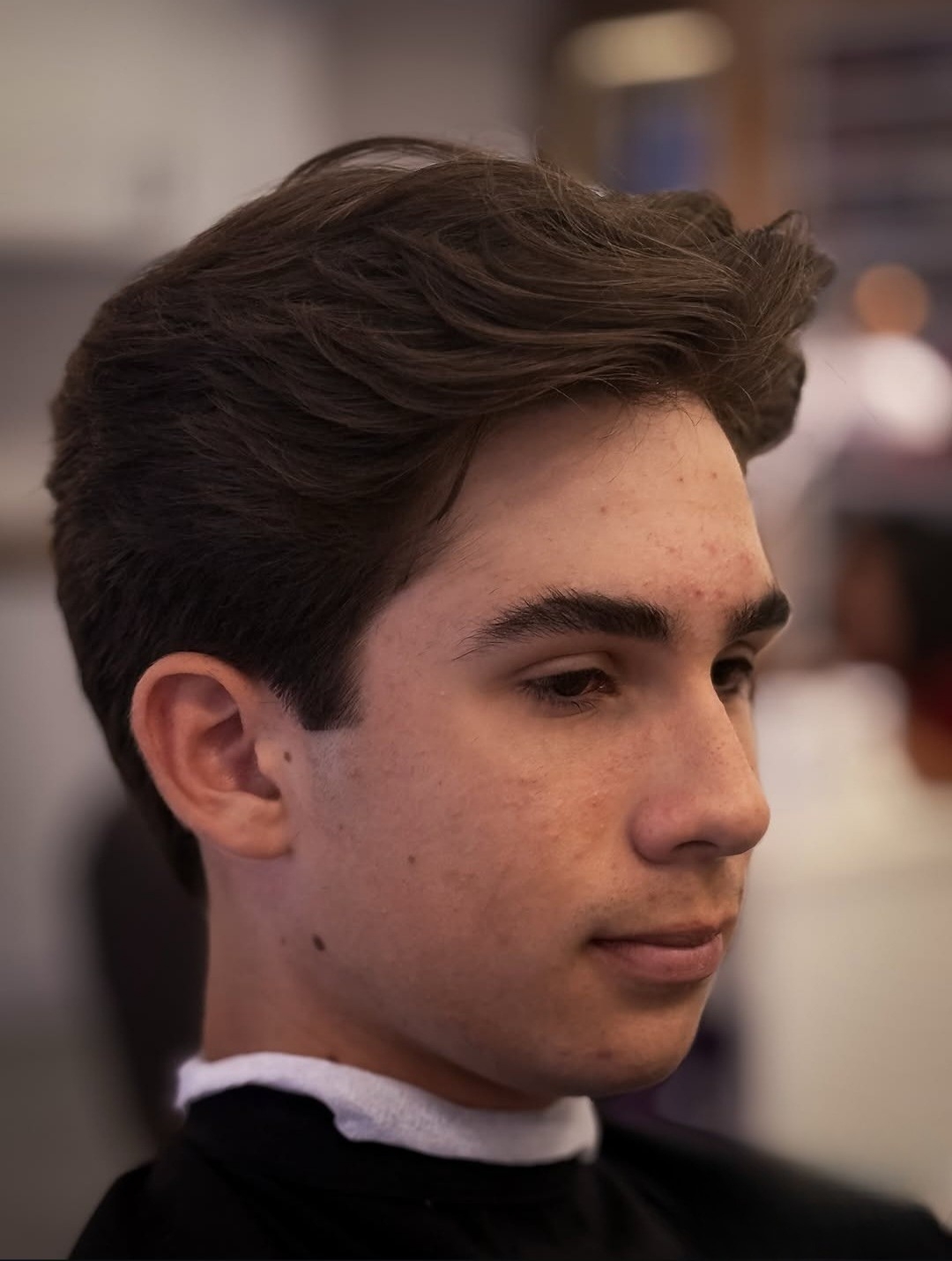 Corte natural jovem com textura — Espaço W Barbearia